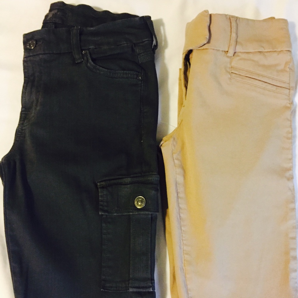 Bundle!!!SIZE 5 Black 7 for all man kind